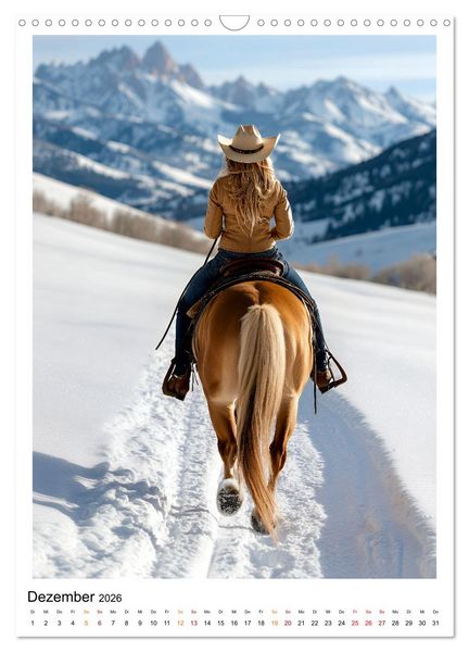 Produktbild: Faszination Reiten (Wandkalender 2026 DIN A3 hoch), CALVENDO Monatskalender