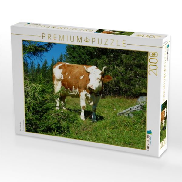 Produktbild: CALVENDO Puzzle Kuh auf der Alm | 2000 Teile Lege-Gr&ouml;&szlig;e 90x67cm Foto-Puzzle f&uuml;r gl&uuml;ckliche Stunden
