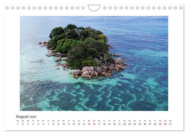 Produktbild: Seychellen - unterwegs mit Julia Hahn (Wandkalender 2026 DIN A4 quer), CALVENDO Monatskalender