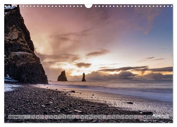 Produktbild: Island im Winter (Wandkalender 2026 DIN A3 quer), CALVENDO Monatskalender