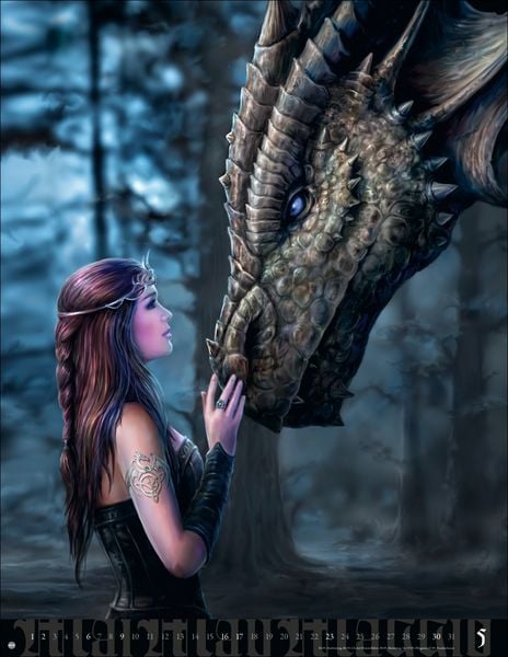 Produktbild: Anne Stokes: Mystic World Posterkalender 2027