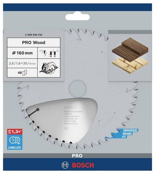 Produktbild: Bosch Accessories 2608640732 Kreiss&auml;geblatt 1St.