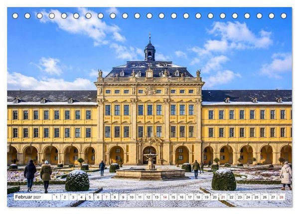 Produktbild: W&uuml;rzburg Idylle am Main (Tischkalender 2027 DIN A5 quer), CALVENDO Monatskalender