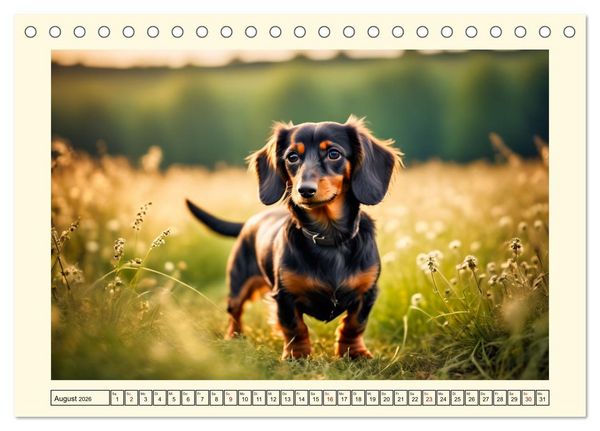 Produktbild: Treue Jagdbegleiter (Tischkalender 2026 DIN A5 quer), CALVENDO Monatskalender