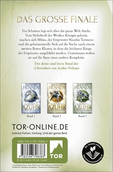 Produktbild: Die Chroniken von Azuhr &ndash; Der tr&auml;umende Krieger