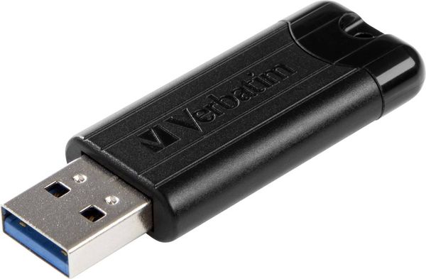 VERBATIM USB 3.0 Drive 16GB Pinstripe, schwarz