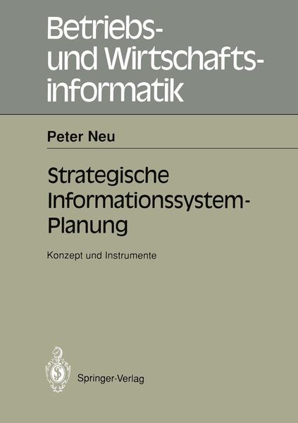 Produktbild: Strategische Informations-system-Planung