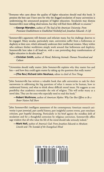 Produktbild: The Decline of the Secular University