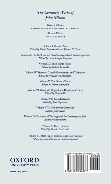 Produktbild: The Complete Works of John Milton, Volume II