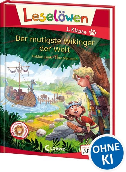 Leselöwen 1. Klasse - Der mutigste Wikinger der Welt, Gebundene Ausgabe von Fabian Lenk, Loewe, 978-3-7432-0829-2