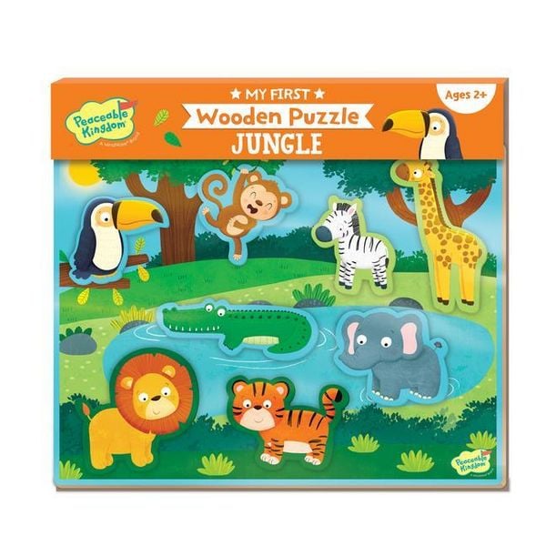 Produktbild: My First Wooden Puzzle: Jungle Animals