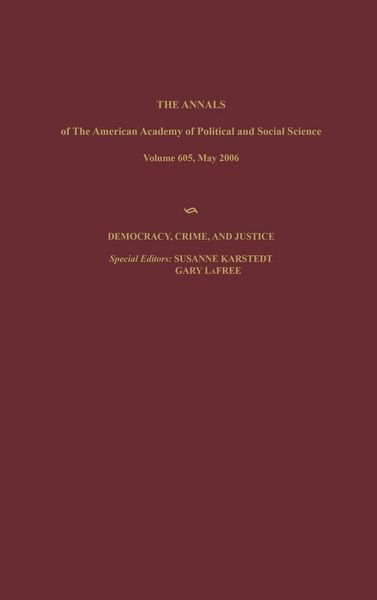 Produktbild: Democracy, Crime, and Justice