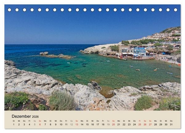 Produktbild: Mallorca - Traumhafte Balearen Insel (Tischkalender 2026 DIN A5 quer), CALVENDO Monatskalender