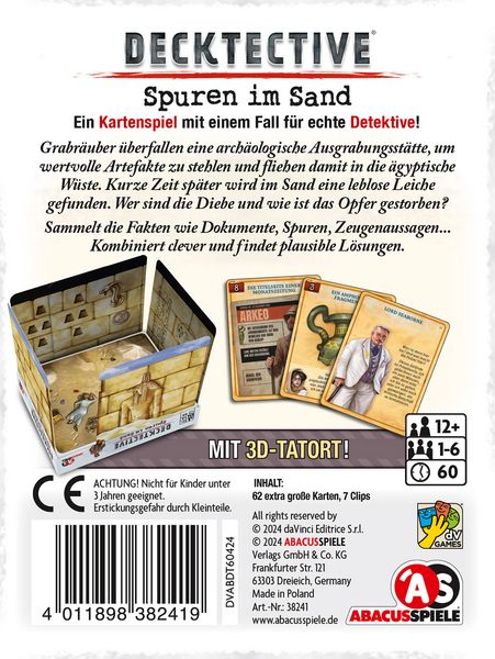 Produktbild: Decktective - Spuren im Sand (d)