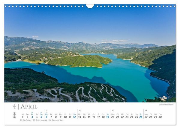 Produktbild: Albanien - wild, authentisch, abenteuerlich (Wandkalender 2026 DIN A3 quer), CALVENDO Monatskalender