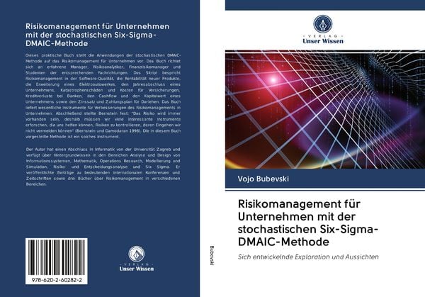 Produktbild: Risikomanagement f&uuml;r Unternehmen mit der stochastischen Six-Sigma-DMAIC-Methode