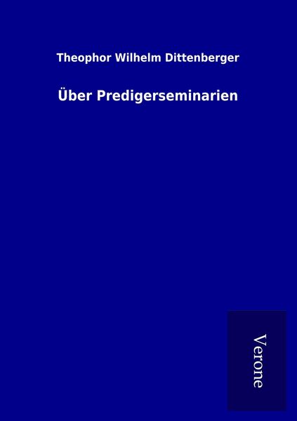Produktbild: &Uuml;ber Predigerseminarien