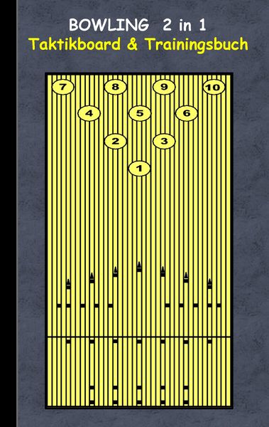 Produktbild: Bowling 2 in 1 Taktikboard und Trainingsbuch