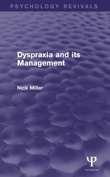 Produktbild: Dyspraxia and its Management