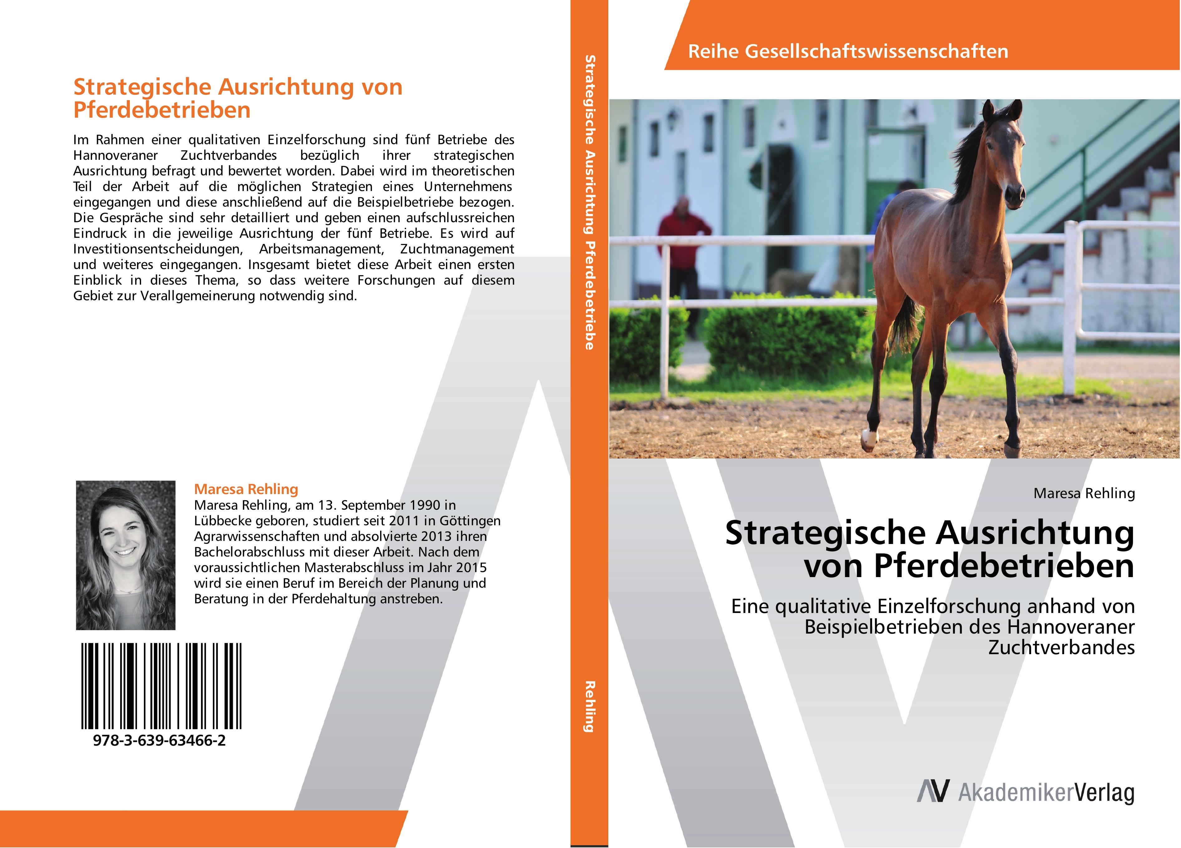 Produktbild: Strategische Ausrichtung von Pferdebetrieben