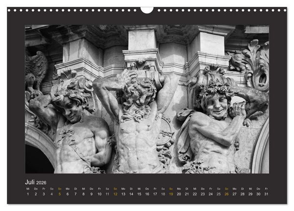 Produktbild: Dresdens stille Gesten (Wandkalender 2026 DIN A3 quer), CALVENDO Monatskalender