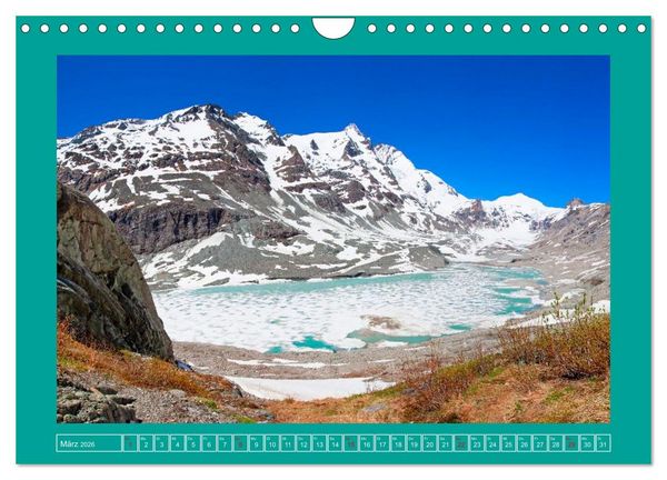 Produktbild: Die H&ouml;chsten der Alpen (Wandkalender 2026 DIN A4 quer), CALVENDO Monatskalender