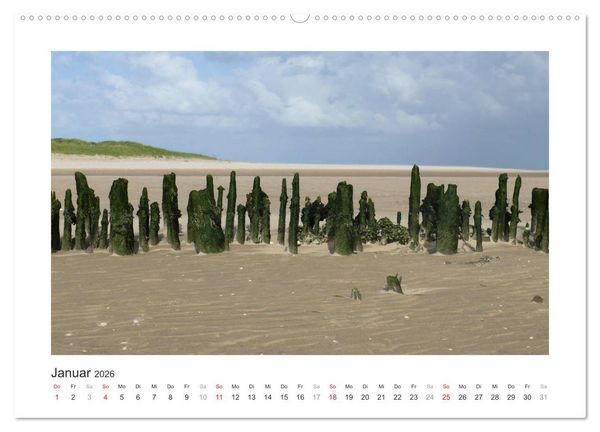 Produktbild: Wangerooge. Der Charme des Ostanlegers (Wandkalender 2026 DIN A2 quer), CALVENDO Monatskalender