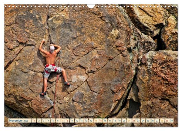 Produktbild: Bergsteigen und Klettern (Wandkalender 2026 DIN A3 quer), CALVENDO Monatskalender