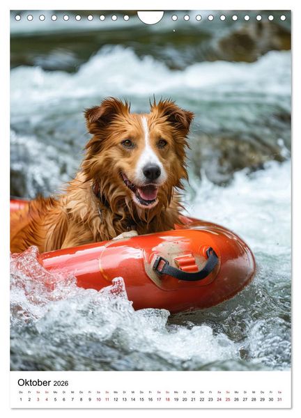 Produktbild: Hunde haben Spa&szlig; (Wandkalender 2026 DIN A4 hoch), CALVENDO Monatskalender