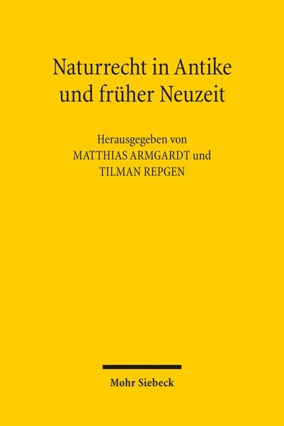Produktbild: Naturrecht in Antike und fr&uuml;her Neuzeit
