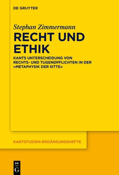 Produktbild: Recht und Ethik