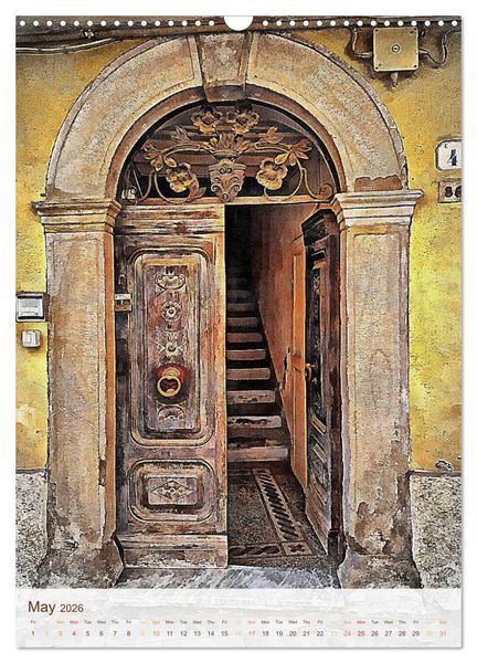 Produktbild: Umbrian Doorways (Wall Calendar 2026 DIN A3 portrait), CALVENDO 12 Month Wall Calendar