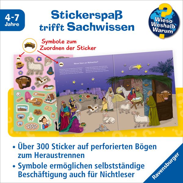 Wieso? Weshalb? Warum? Stickerheft - Weihnachten