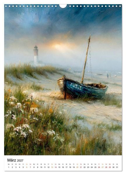 Produktbild: K&uuml;stenzauber - Nordische Impressionen (Wandkalender 2027 DIN A3 hoch), CALVENDO Monatskalender