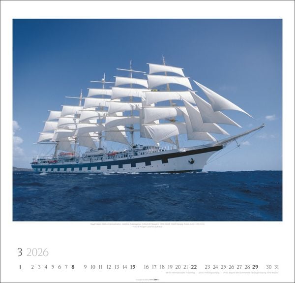 Produktbild: Tall Ships Kalender 2026