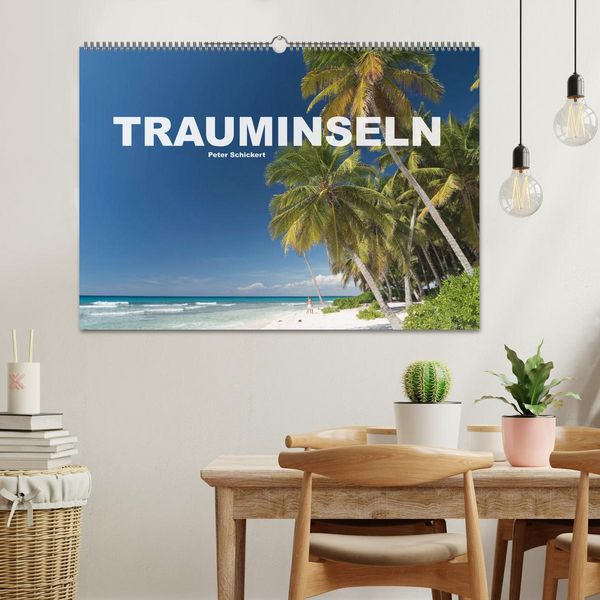 Produktbild: Trauminseln (Wandkalender 2026 DIN A2 quer), CALVENDO Monatskalender