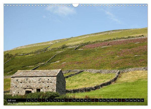 Produktbild: Traumhafte Yorkshire Dales (Wandkalender 2026 DIN A3 quer), CALVENDO Monatskalender