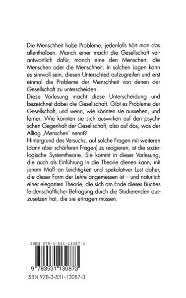 Produktbild: Das seltsame Problem der Weltgesellschaft