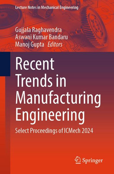 Produktbild: Recent Trends in Manufacturing Engineering