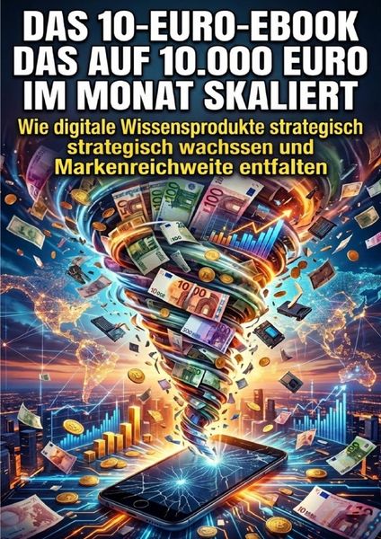 Produktbild: Das 10-Euro-Ebook das auf 10.000 Euro im Monat skaliert
