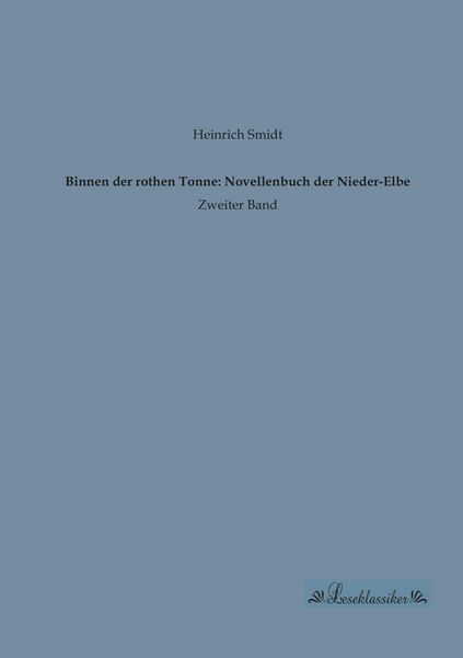 Produktbild: Binnen der rothen Tonne: Novellenbuch der Nieder-Elbe