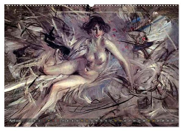 Produktbild: Liegende Sch&ouml;nheiten (hochwertiger Premium Wandkalender 2026 DIN A2 quer), Kunstdruck in Hochglanz
