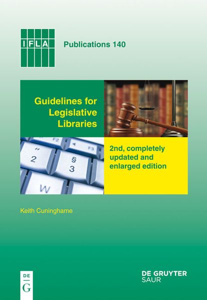 Produktbild: Guidelines for Legislative Libraries