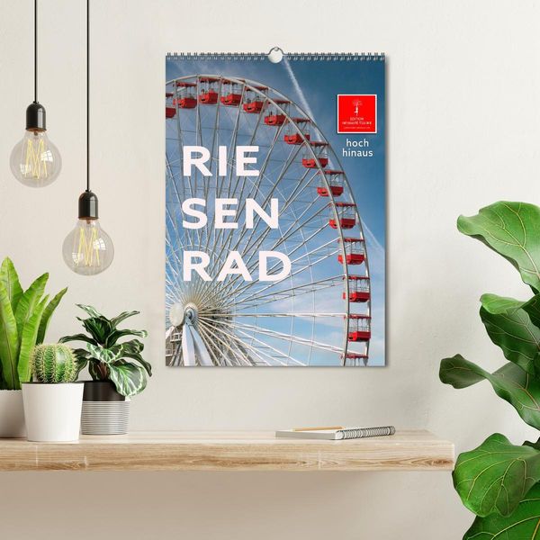 Produktbild: Riesenrad - hoch hinaus (Wandkalender 2026 DIN A3 hoch), CALVENDO Monatskalender