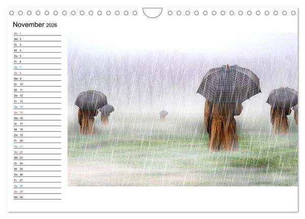 Produktbild: PHANTASTISCHER REALISMUS - SURREALE WELTEN (Wandkalender 2026 DIN A4 quer), CALVENDO Monatskalender