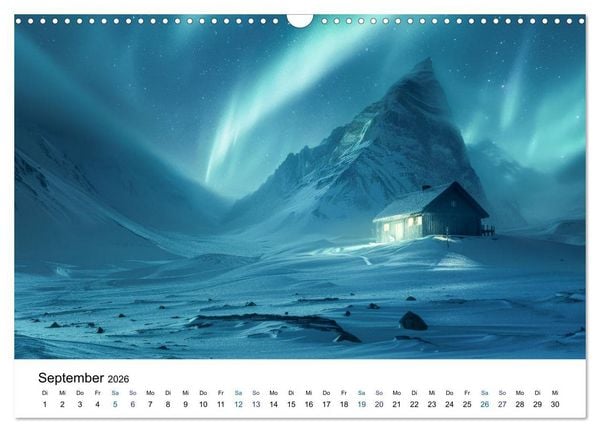 Produktbild: Aurora Borealis - Der Zauber der Nordlichter (Wandkalender 2026 DIN A3 quer), CALVENDO Monatskalender