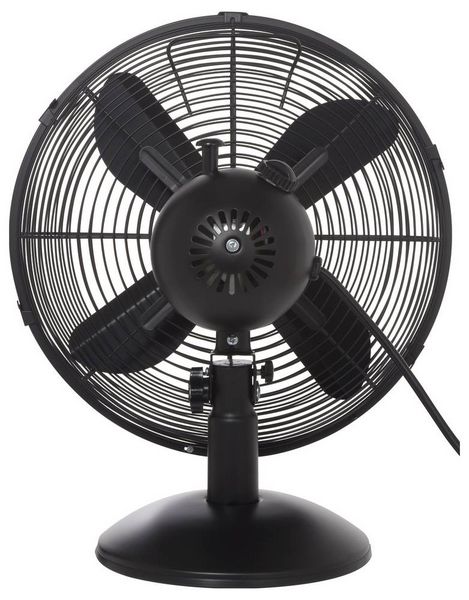 Produktbild: Sygonix Tischventilator 35W (&Oslash; x H) 335mm x 400mm Schwarz Oszillierend