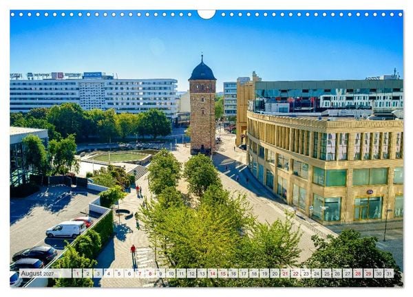 Produktbild: Ein Blick auf Chemnitz in Farbe (Wandkalender 2027 DIN A3 quer), CALVENDO Monatskalender