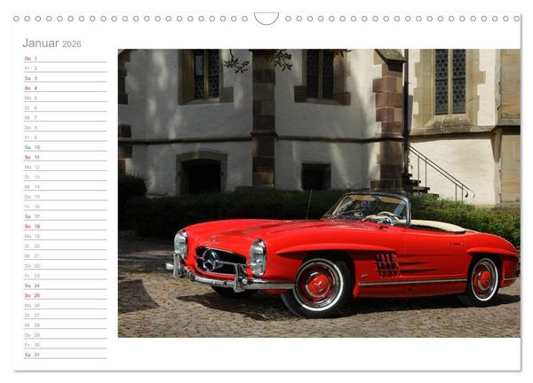 Produktbild: 300 SL Collectors Edition 2 (Wandkalender 2026 DIN A3 quer), CALVENDO Monatskalender