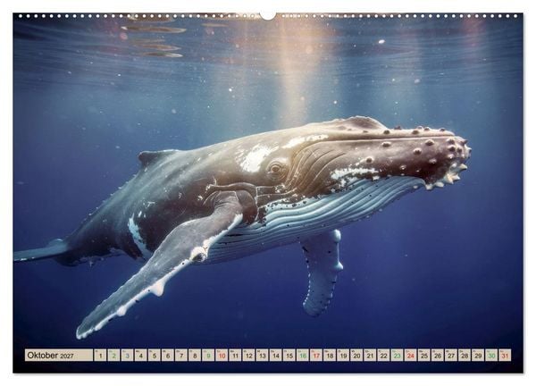Produktbild: Die intelligentesten Tiere - Weltweit (hochwertiger Premium Wandkalender 2027 DIN A2 quer), Kunstdruck in Hochglanz